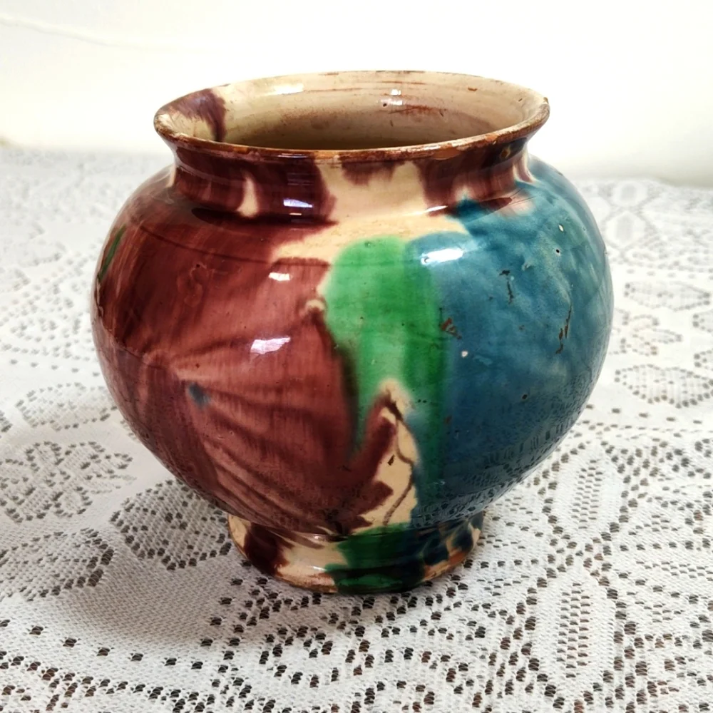 Beautiful Vintage Oaxaca Mexican dripware pottery